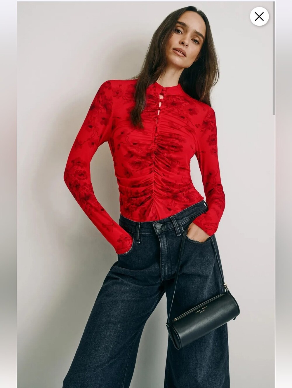 SEA NEW YORK CORNELIA SHEER TOP SIZE S MSRP $295